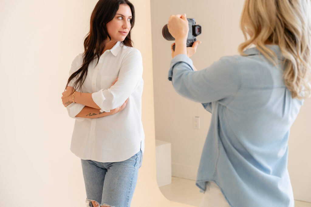 Sacramento brand photographer Nicole Hodgson capturing lifestyle brand photography during a client session