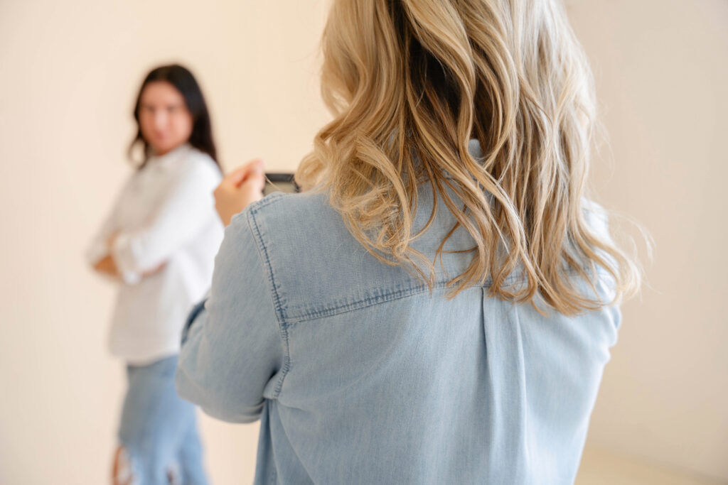 Sacramento brand photographer Nicole Hodgson capturing lifestyle brand photography during a client session
