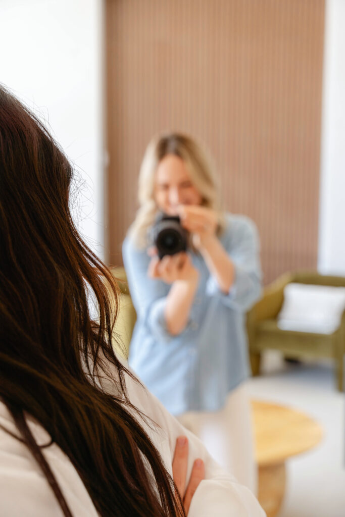 Behind the scenes of a brand photography session with Sacramento photographer Nicole Hodgson