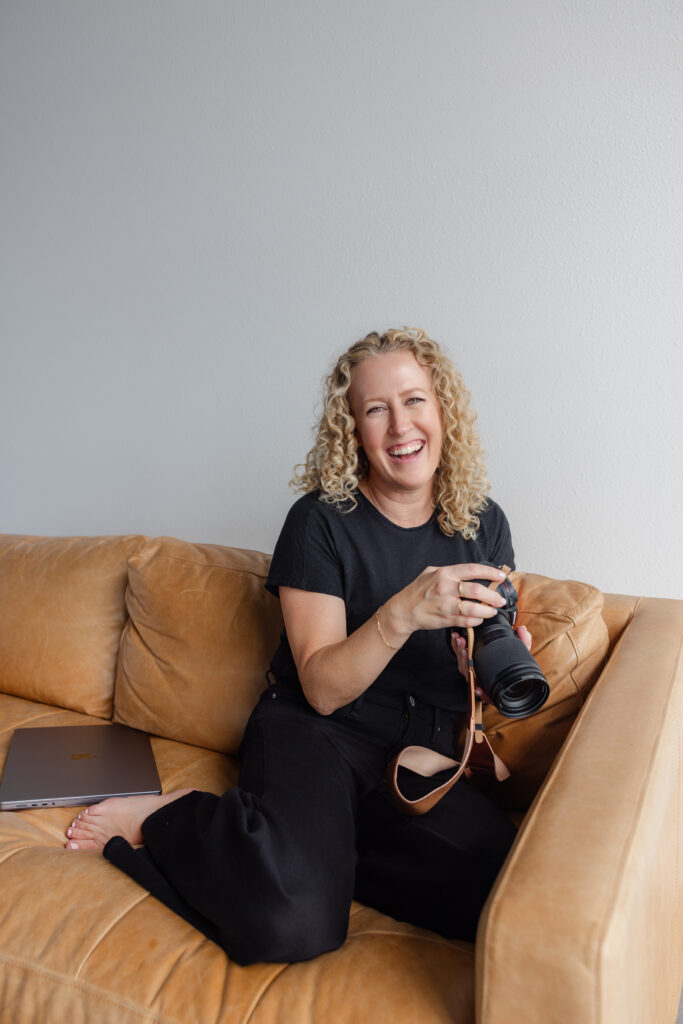 Professional brand portraits taken indoors by Modesto brand photographer