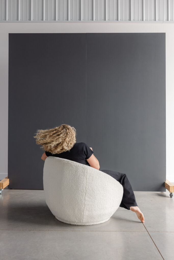 Professional brand portraits taken indoors by Modesto brand photographer
