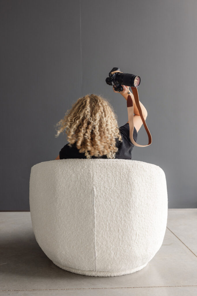 Professional brand portraits taken indoors by Modesto brand photographer
