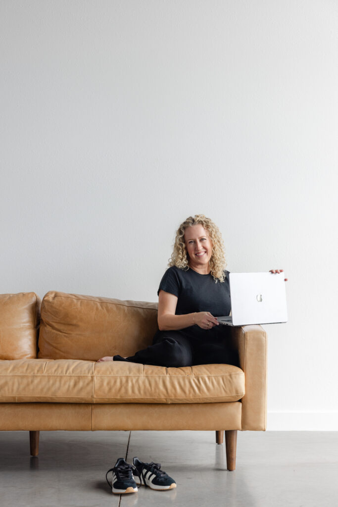 Professional brand portraits taken indoors by Modesto brand photographer