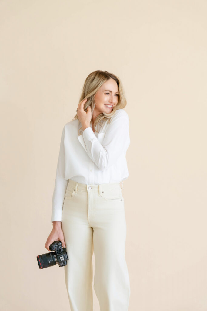 Brand photography session in Sacramento showcasing a creative entrepreneur.