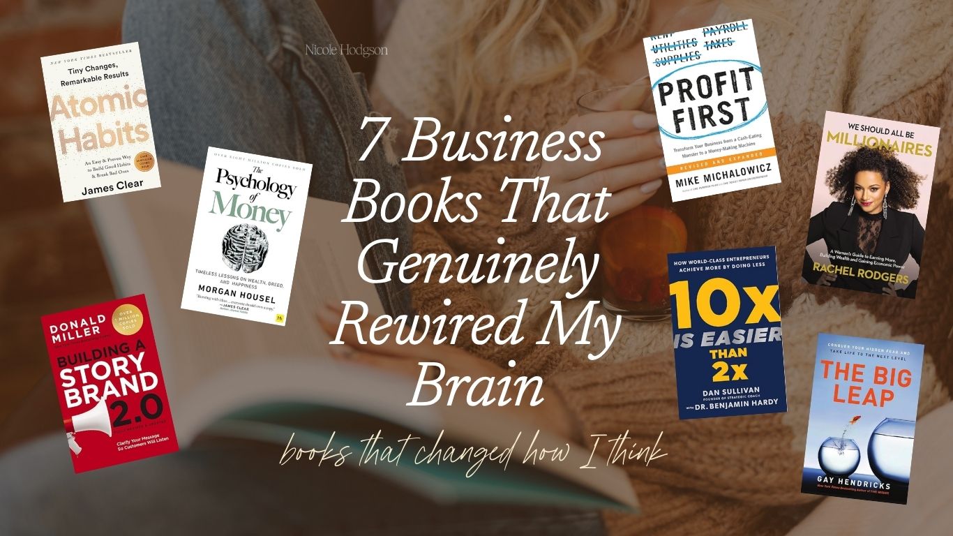 7 business Books that transformed my thinking.